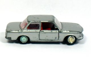 Schuco Vintage Diecast Toy Car”bmw 1600 ",  Silver Metallic