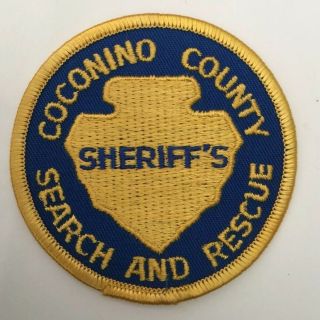 Coconino County Sheriff Search & Rescue,  Arizona Old Shoulder Patch