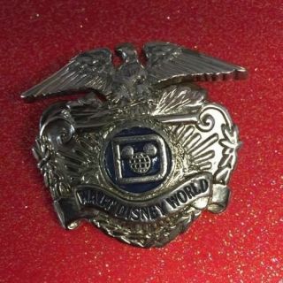 Vintage Walt Disney World Security Officer Hat Badge