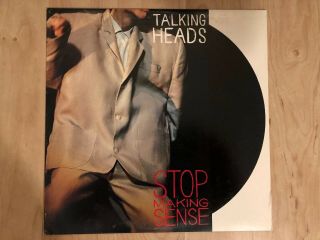 Talking Heads ‎– Stop Making Sense 1984 Sire ‎9 25186 - 1 Club Jacket Vg,  Vinyl Nm