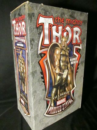 Bowen Design Marvel Avengers The Mighty Thor Faux Bronze Statue Figure Bust