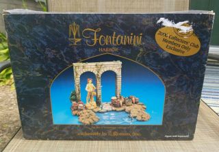 Fontanini Village 5 " By Roman,  Inc " Harbor " Nativity Piece 2000 Collectors Club