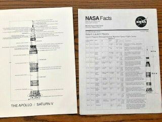 Official Nasa Facts: The Apollo Saturn V News Reference Publication And Launches