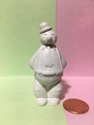 Marx White Plastic Dime Store Figure Wimpy Popeye Newspaper Comic Character