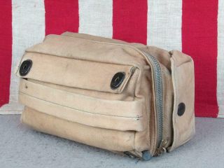 Vintage 1950s Us Air Force Military First Aid Kit Bag Tote Usaf Aeronautic Korea