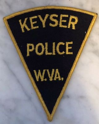 Keyser Wv Police (west Virginia) Shoulder Patch - From 1994