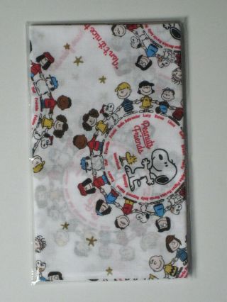 Peanuts Snoopy Town Shop Special Art " Friends " Design Bandana,  Limited