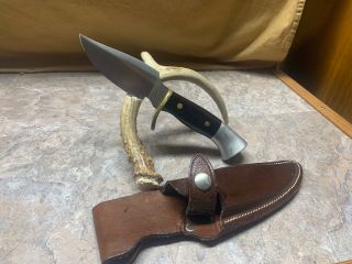 Vintage Western/westmark Usa 703 Hunting Survival Bowie Knife W/sheath