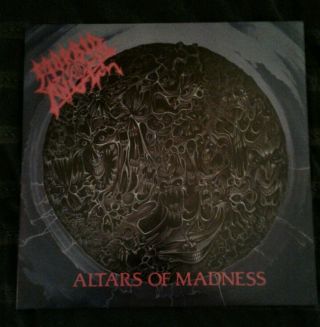 Morbid Angel - Altars Of Madness Lp Blue Vinyl 2015 Death Bolt Thrower Obituary