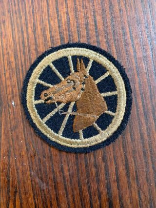 Wheel/horse Mounted Traffic Police Patch,  Early 1900s