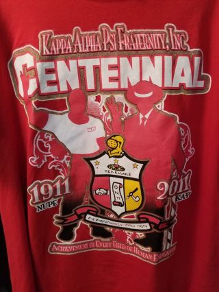 Men ' s Kappa Alpha Psi Centennial Shirt - XL 3