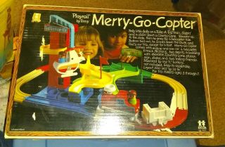 Merry - Go - Copter Playrail By Tomy 1978,  Easy To Assemble