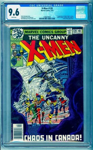 X - Men 120 Cgc 9.  6 White Pages 1st First Full Alpha Flight See Our 109