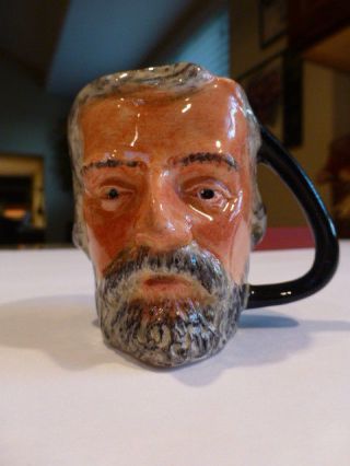 Verdi Miniature Toby Jug Mug Bearded Man England Hand Paint Lancaster