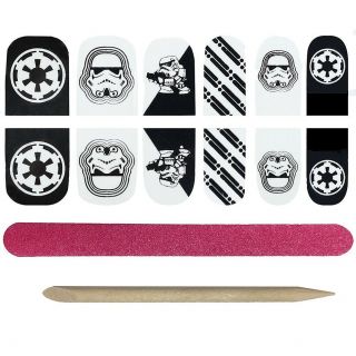 Rubies Star Wars Stormtrooper Nail Art