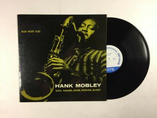 Hank Mobley Quintet Lp Blue Note Blp - 1550 Jp 1984 Vg,