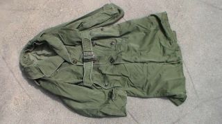 Old Us Army Korean War Era 1951 Dated Trench Coat Overcoat / Size Short Small