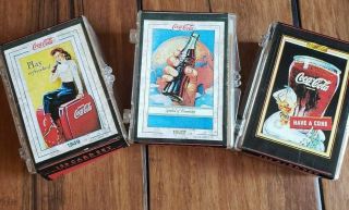 1993 Coca Cola Series 1 - 2 & 3 Complete Set Collector Cards