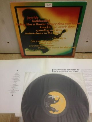 Roxette - Joyride 1991 Korea LP Vinyl 4p Insert No Barcode [NM] 2