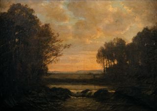 School Of Barbizon | 19th Century French Landscape Oil On Canvas Old Master