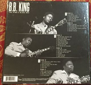 B.  B.  King - THE KING ' S BLUES BOX 3 LP Set The Thrill is Gone 3