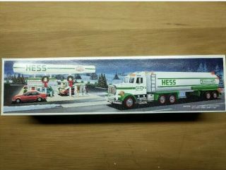 1990 Hess Toy Tanker Truck With Horn And Back Up Alert