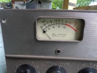 Vintage Ampex 600 601 Tube Mic Preamp 3