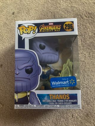 Thanos Bobblehead Funko Pop Marvel Walmart Exclusive Infinity War