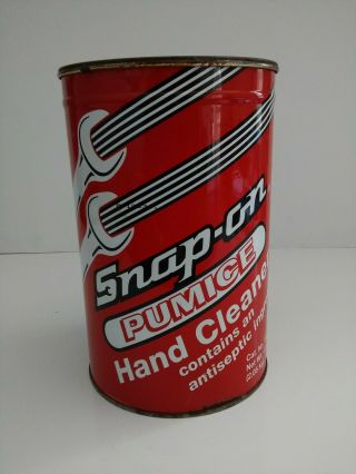 Vintage Snap - On Tools Pumice Hand Cleaner Tin M23c