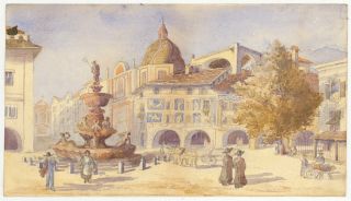 E.  L.  Cooper - Late 19th Century Watercolour,  Aix - en - Provence,  France 2