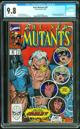 Mutants 87 - Cgc 9.  8 (first Appearance Of Cable)