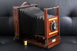 C1908 8 1/2 X 6 1/2 (actual Size 10x10) Kodak Empire State No 2 Vintage Camera