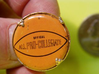 Vintage Official All Pro Collegiate Basketball Enameled Pin,  Lapel Pin,