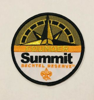 2019 World Scout Jamboree Official Patch: Summit Founder Vip Donors - Rare