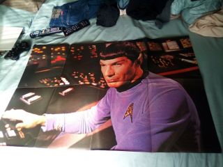 Star Trek Giant Poster Book (spock) 1976 Collectors Edition Shape 3