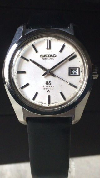 Vintage Seiko Automatic Watch/ Grand Seiko Gs 6145 - 8000 Ss Hi - Beat 36000bph 1968