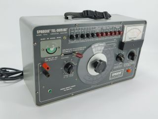 Sprague To - 6 Tel - Ohmike Vintage Capacitor Analyzer Tester Looks Great