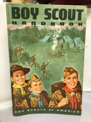 Vtg Boy Scout Handbook Seventh Edition Second Printing 1966 April 448 Pgs