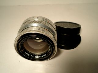M42 Carl Zeiss Jena Biotar Red T 1:2/ 58mm 5,  8 Cm 17 Blades Top Vintage Lens 2.  0