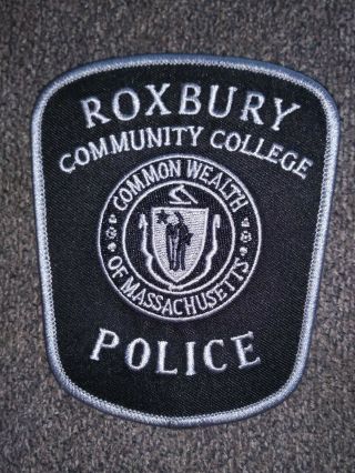 Roxbury Community College Massachusetts Ma Police Patch