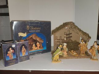 Fontanini Heirloom 5 " Nativity Manger Joseph Mary Jesus 2/3 Wisemen