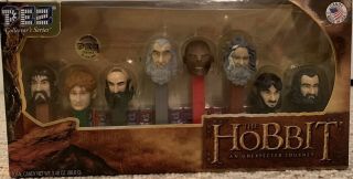 Lord of The Rings and The Hobbit PEZ Candy Gift Box Set Collector ' s Series 3