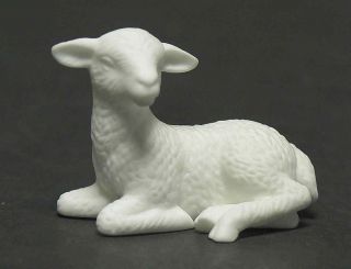 Lenox Nativity White Figurine Lamb Lying 8664910
