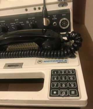 Vintage Motorola APCOR Radio w/ Rapid Charger,  Ambulance Restoration,  Paramedic 3
