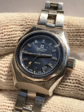 Vintage Zenith Defy Automatic Diver Watch Lady Swiss Made