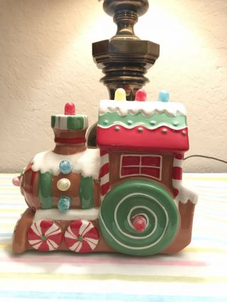 Hallmark Holiday Christmas Express Gingerbread Gumdrop Candy Train Lights Music