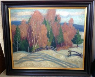 William Lester Stevens (1888 - 1969) Massachusetts Impressionist Oil Painting