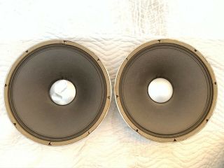 Vintage Pair Jbl D130 Woofers Consecutive Serial Numbers 16 Ohm Work One Owner