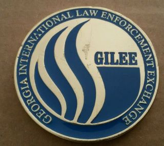 Georgia International Law Enforcement Exchange Israel Police Private Medal
