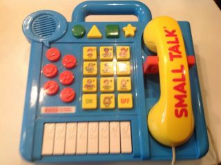 Vtg 1988 Vtech Small Talk Electronic Talking Activity Voice Music Sounds Numbers